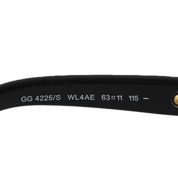 Authentic Gucci Marina Chain Aviator Sunglasses GG 4225/S Gold Black - Picture 10 of 12